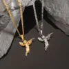 Colgante Venganza de Cupido con Cadena Cubana