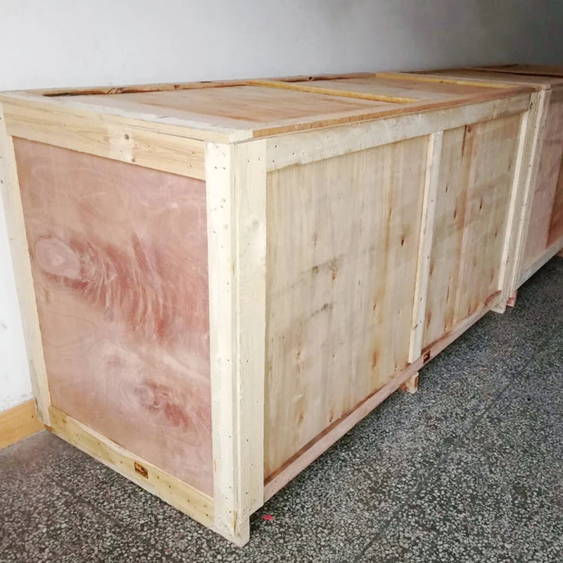High Quality Customized Wooden Crate for Exhibition Transportation Plate Crate Stackable Wood Crate Storage Box Wholesale
