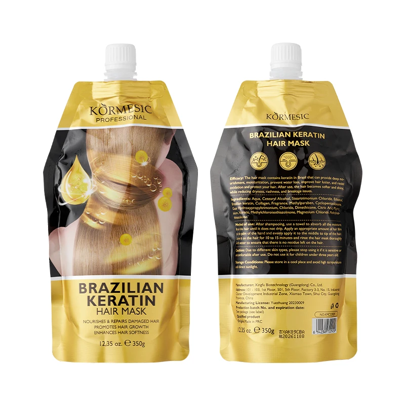 Private Label KORMESIC Collagen Professional Damage Silk Protein Hair Cream Deep Conditioner Repair Multi-effect Hair Mask