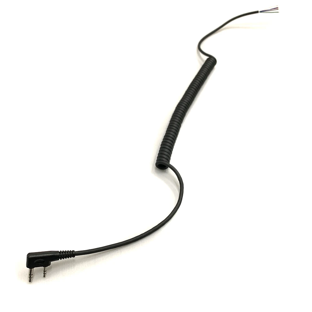 K style connector cable for Kenwood Baofeng 2 pins walkie talkie two way radio