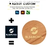 Color madera original - logotipo personalizable