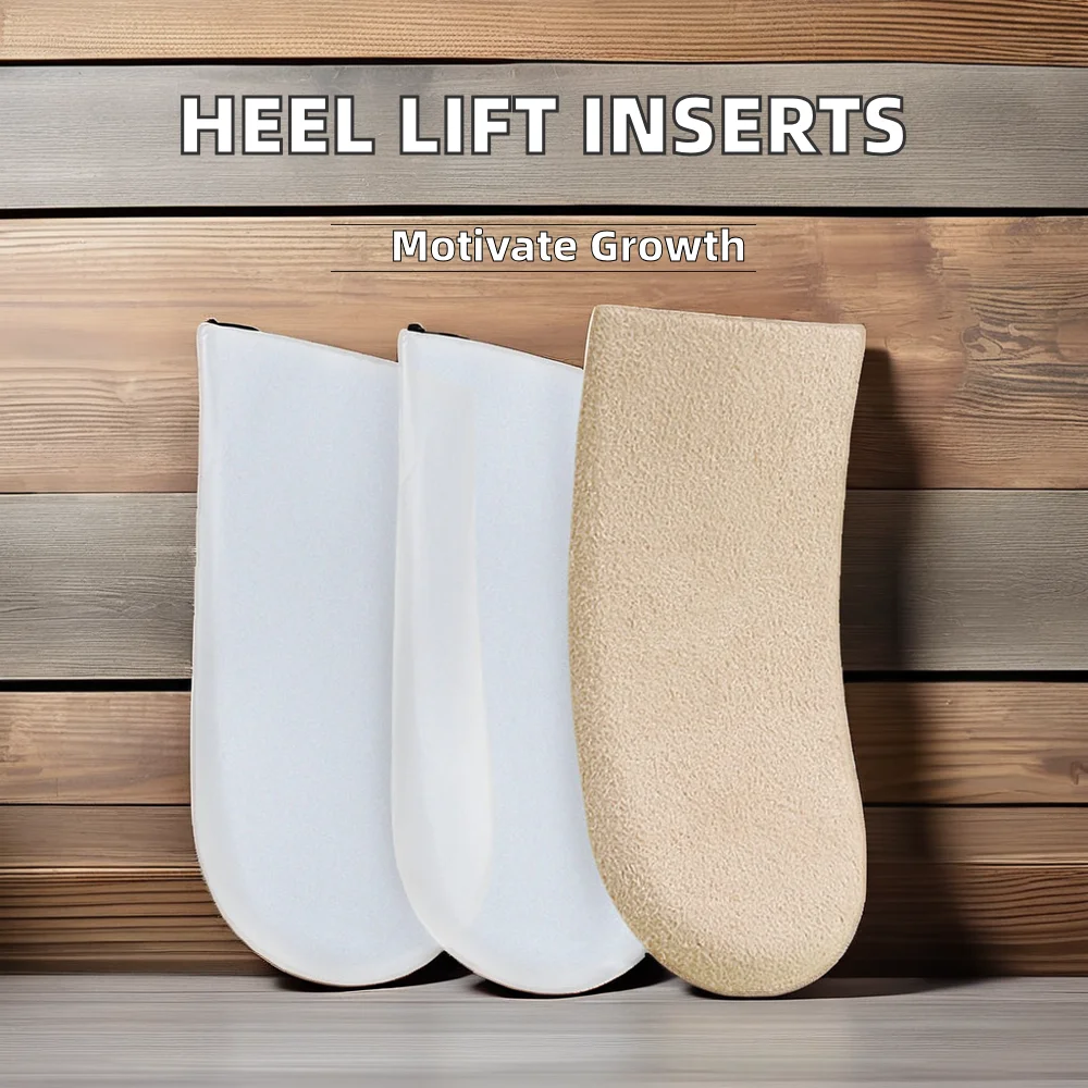Adjustable Orthopedic Gel Heel Lift Inserts Height Increase Insole