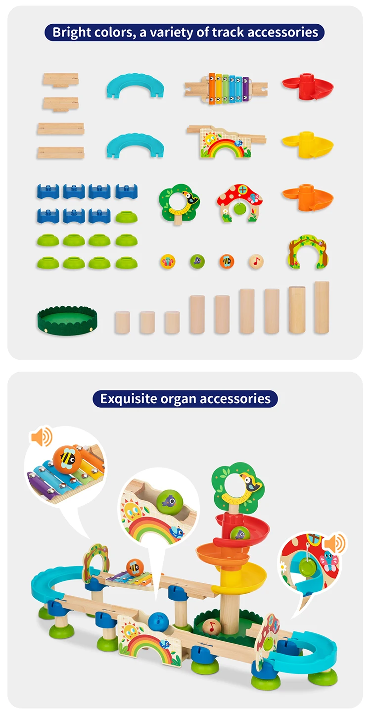 Track Ball Game Double Helix Racing Exercise Handson Assembly Ability