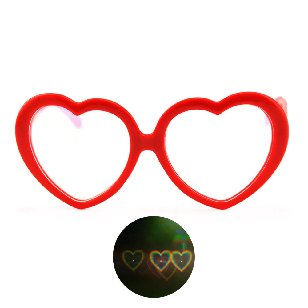 heart lenses refraction glasses