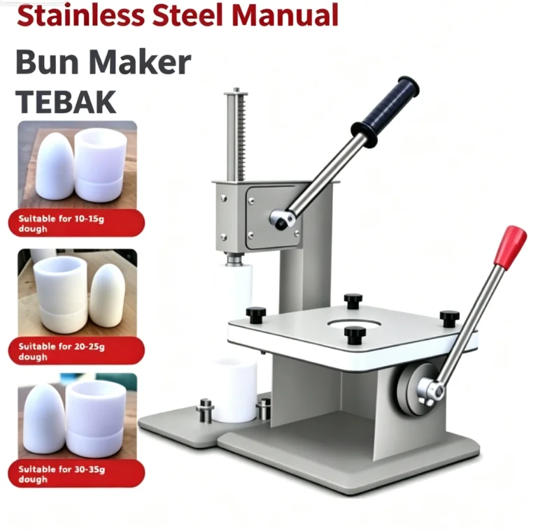 TEBAK Manual Steaming Machine for Shaping Buns Commercial Buns-making Equipment Multi-mold Dough-filling Buns Machine