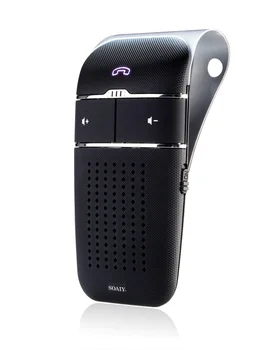 Hot Sell Bluetooth Handsfree Car Kit, Multipoint Bluetooth Visor Speakerphone for Car