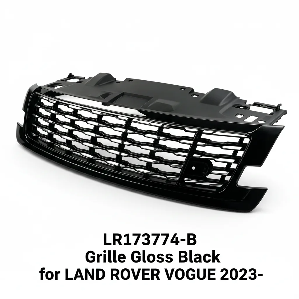 LR173774-B Factory Style Mounting Front End Protection Grille Gloss Black for LAND ROVER VOGUE 2023-