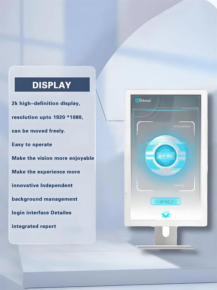 2023 Factory Price 8 Spectrum 3D Skin Analysis Instrument Face Scanner Moisture Detection Facial Analyzer Machine for Salon Use