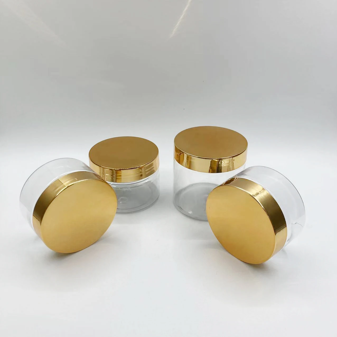 empty-4oz-8oz-16oz-pet-jars-clear-plastic-containers-gold-lids
