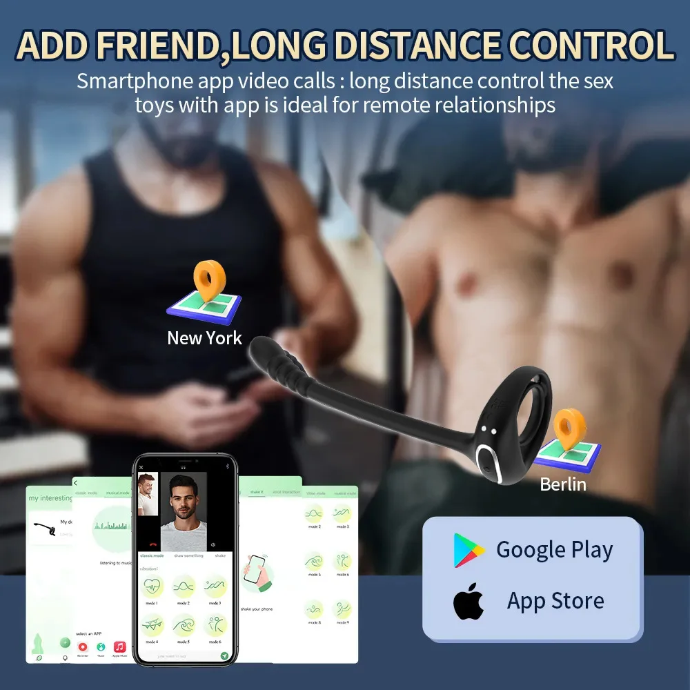 Vente chaude Zipper Lock Ring Télécommande sans fil Mâle et Femelle Cock Vibration Ring Produits pour adultes