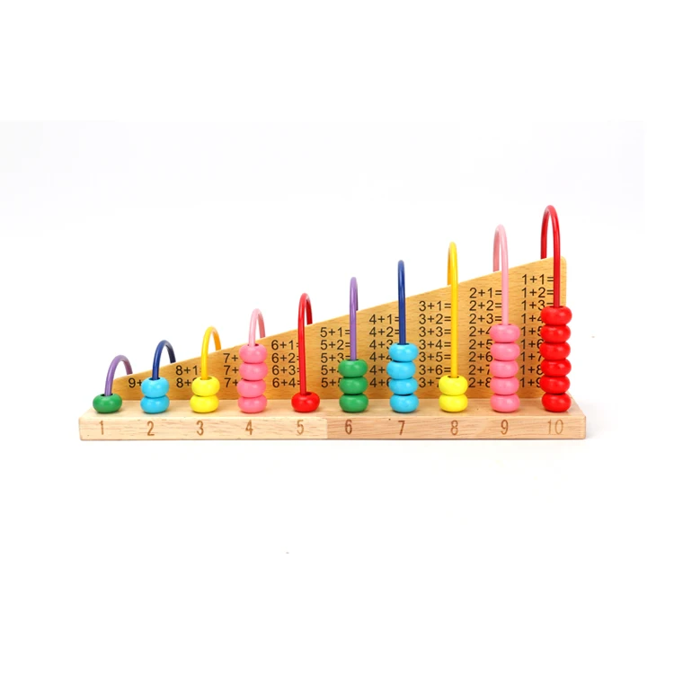 New Arrival Educational Math Toys Counting Game Wooden Calculator Toys for Children Learning