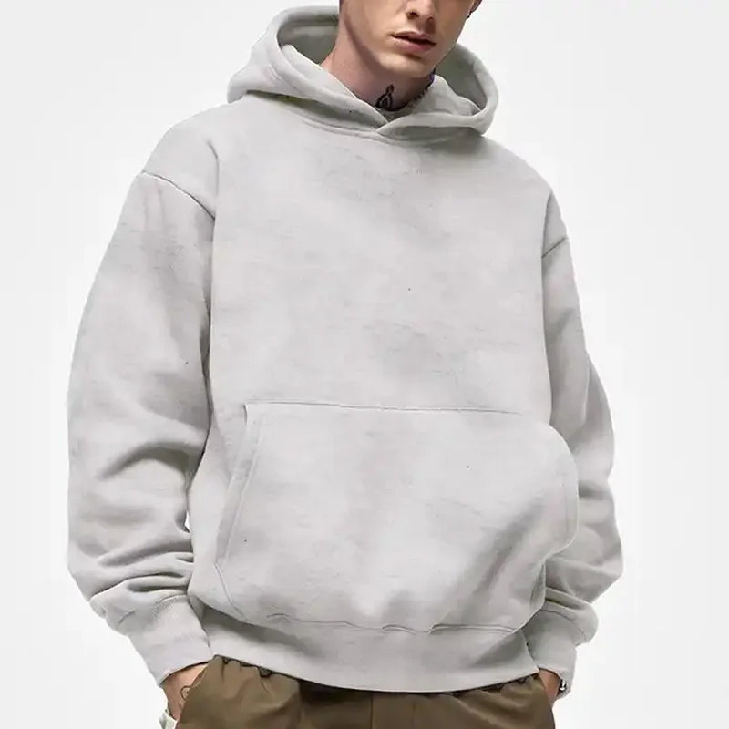 Luxury 500 Gsm High Quality Boxy Double Layer Hoodie Streetwear 100
