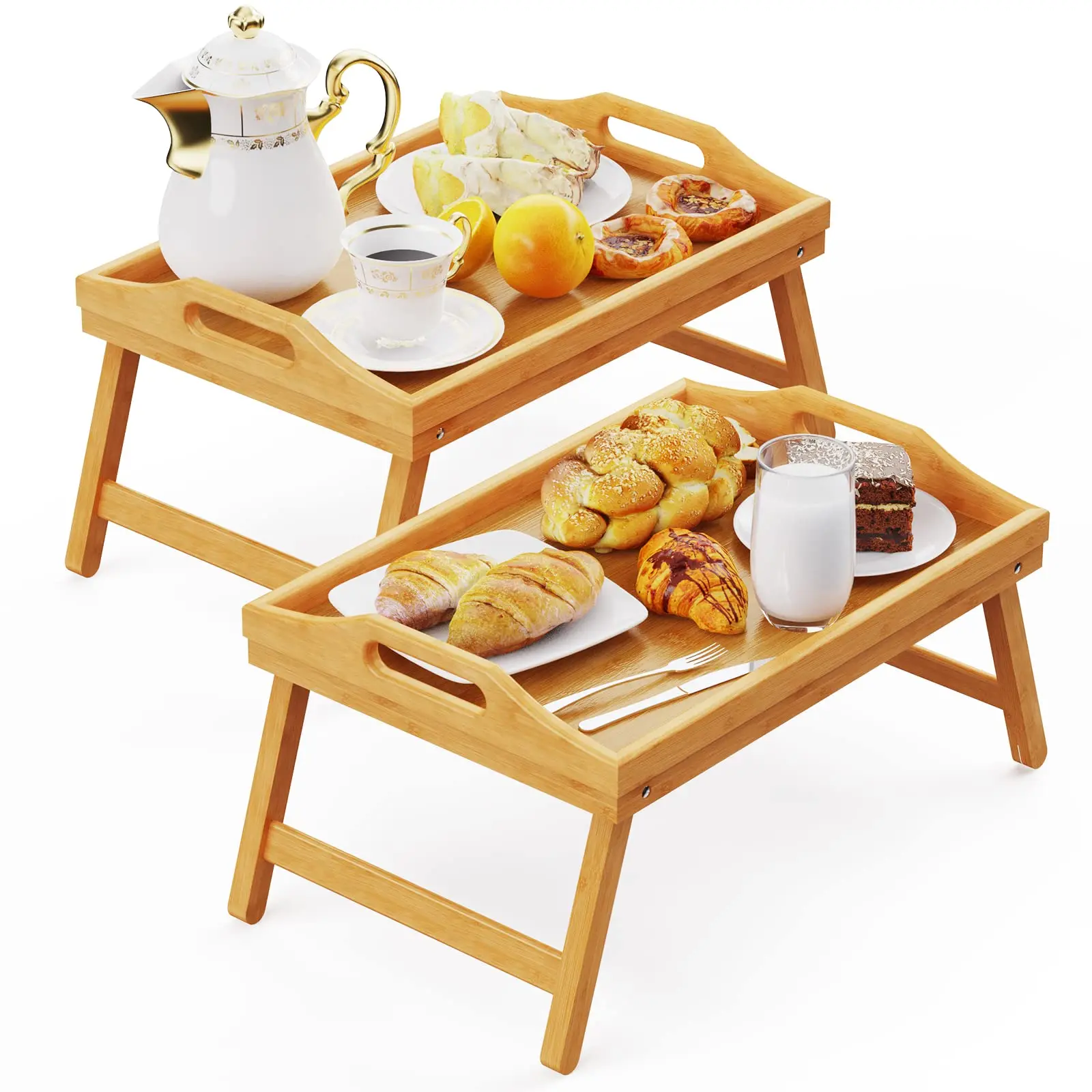 GVILTY Bamboo Giapponese Tavolini Bassi Pieghevoli Con Gambe Pieghevoli, Tavolo Da Tè Quadrato Pavimento Pavimento Vassoio Da Pavimento, Tavolo Da Pranzo Piccolo Pieghevole A-L