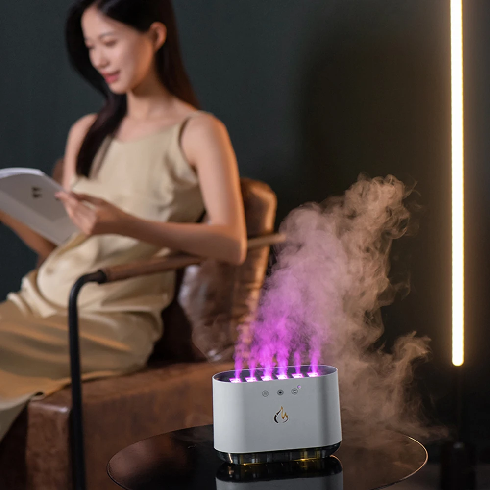 Nano Atomizer Spray Vaporizer Portable Smart Home Appliance Colorful Gradient Light Music Humidifier Diffuser