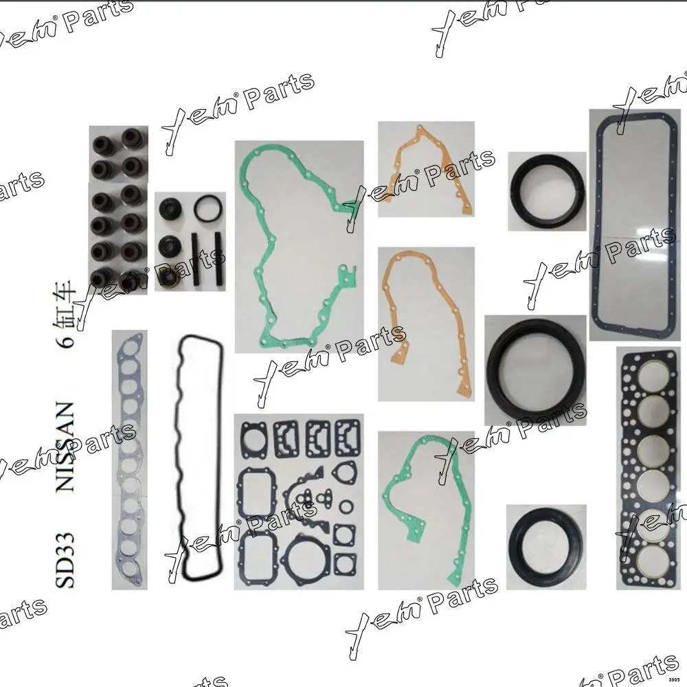 SD33 Complete Gasket Kit With Head Gasket for Nissan