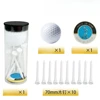 1 bola blanca + 10 clavos blancos de 70 mm + 1 chip