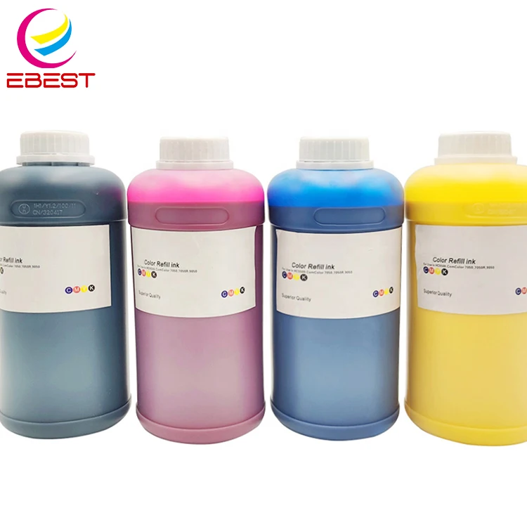 EBEST Compatible for HC5500 Ink Compatible Risos for 7050 7150 GD9630 FW5230 FT GD FW X1 CC Series Bottle Refill Pigment Ink