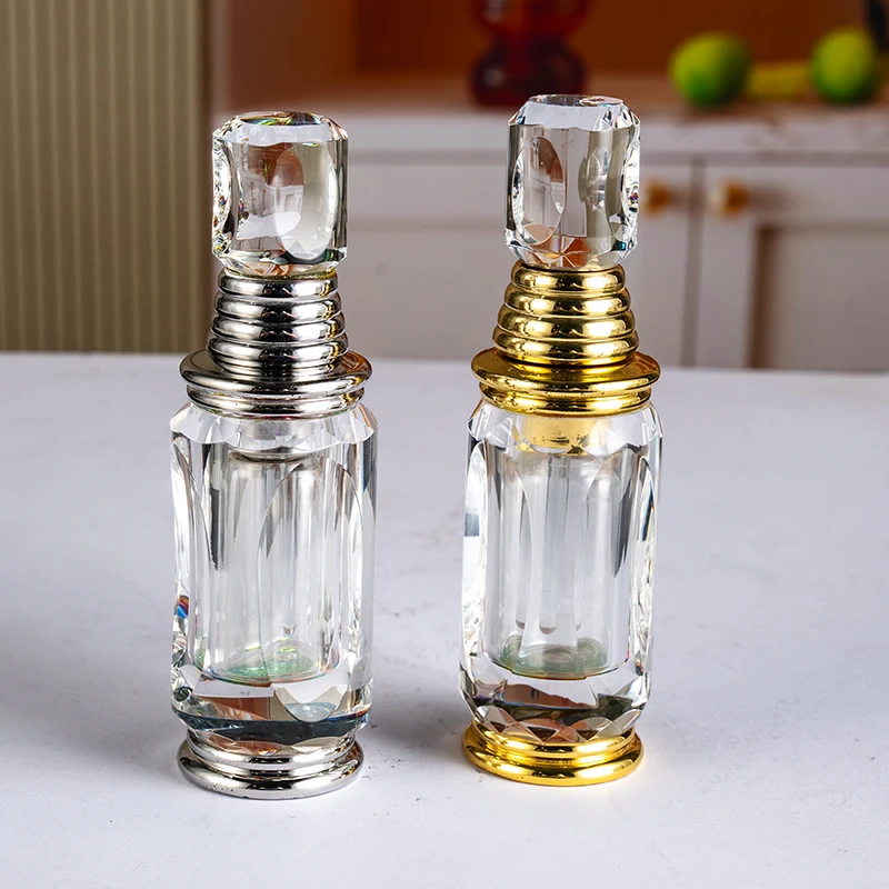 Small Bridge New Hot Selling 6ml Empty Glass Bottle High End Elegant Customizable Crystal Perfume Bottle
