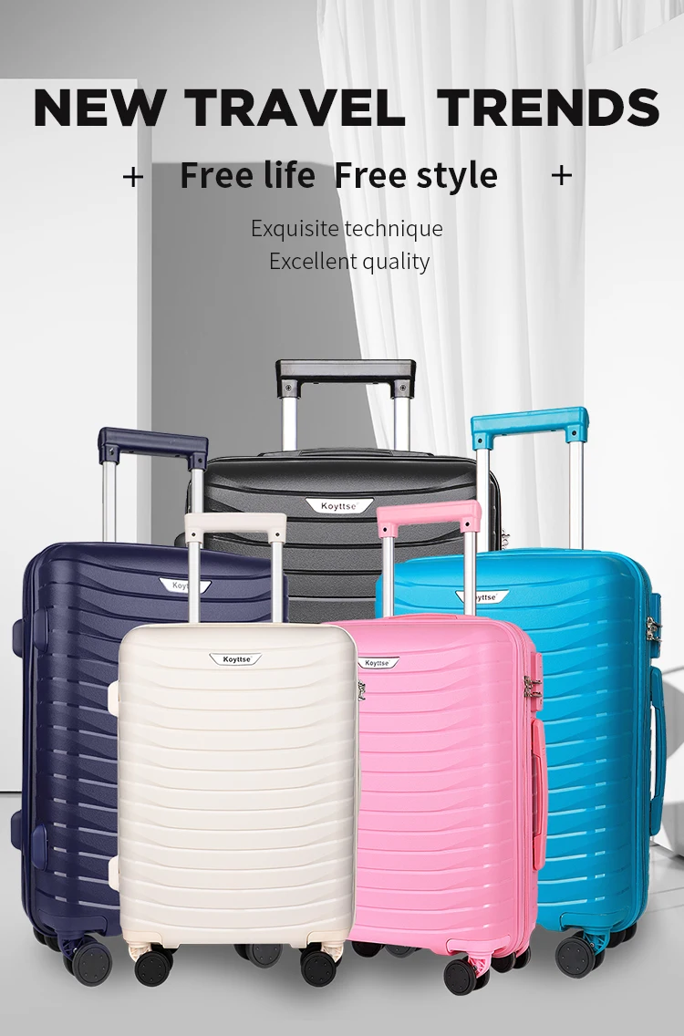Promotional Travel Suitcase Set 2023 Mute Spinner Wheels Designer ...