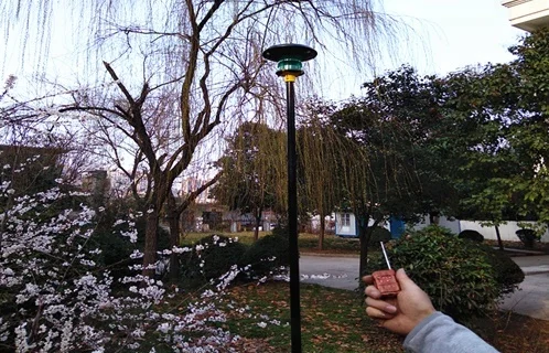 Doublewise все-в-одном Сад Солнечный светодиодный предупреждающий свет