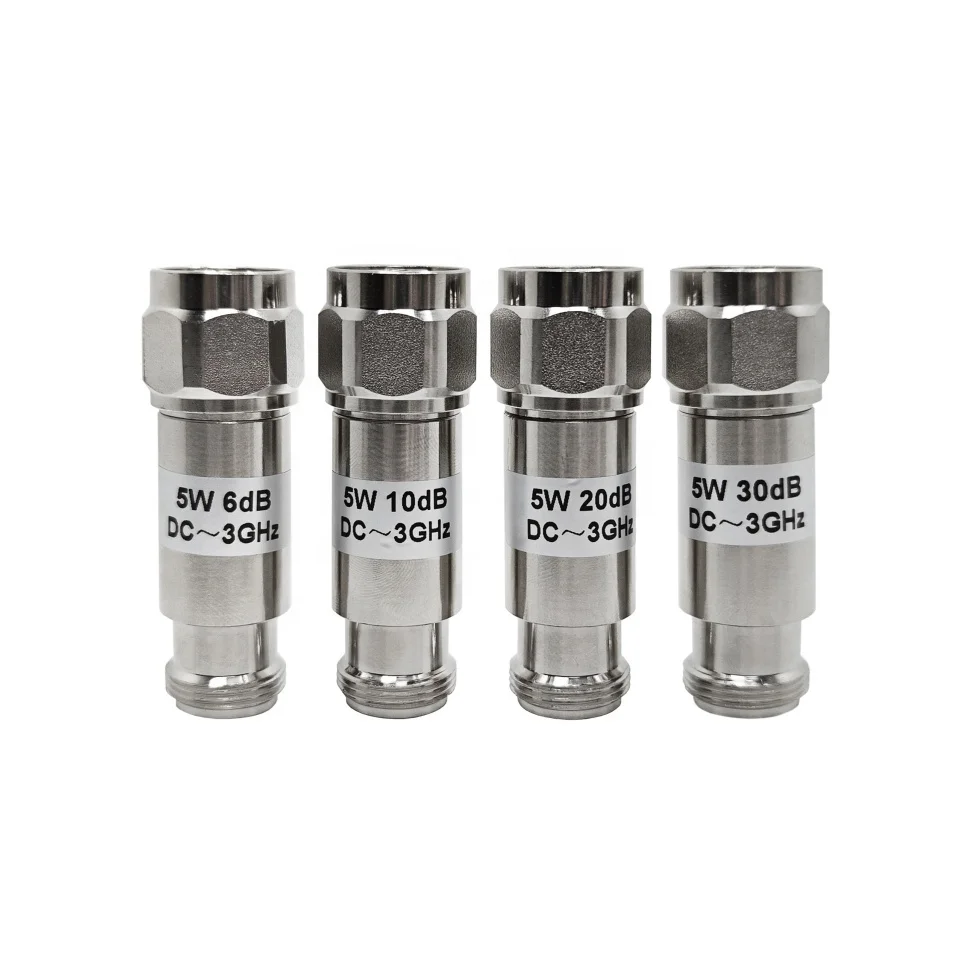 Корхона DC~3ГГц DC~6ГГц N Мушаки ба N Дӯкони Маъданӣ Пайвасткунанда 0-3Г 5В 6дБ,10дБ,20дБ,30дБ Таъсирдиҳӣ ба Таъсир