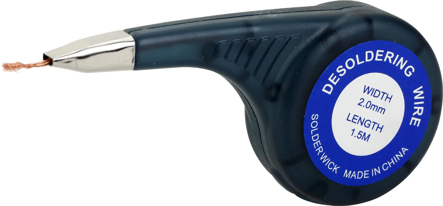 Zhongdi Zd181 Desoldering Wick Braid With Thumb Wheel Dispenser In