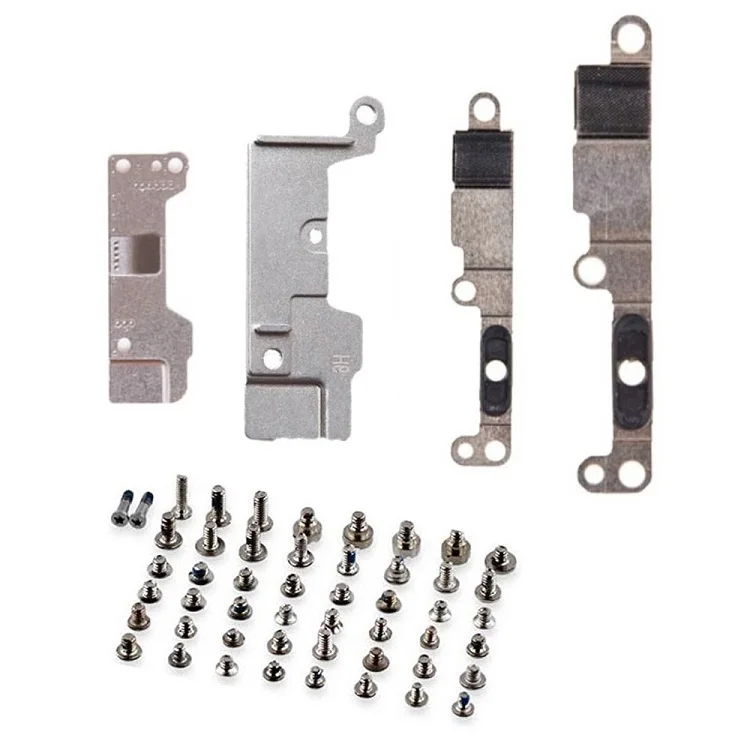 100 шт кнопка домой гибкий металлический кронштейн крышка для iPhone 8, 7, 6S, 6 Plus 5se SE 2020 5S 5C 5 зажимом фиксирующее устройство держать + Screwer