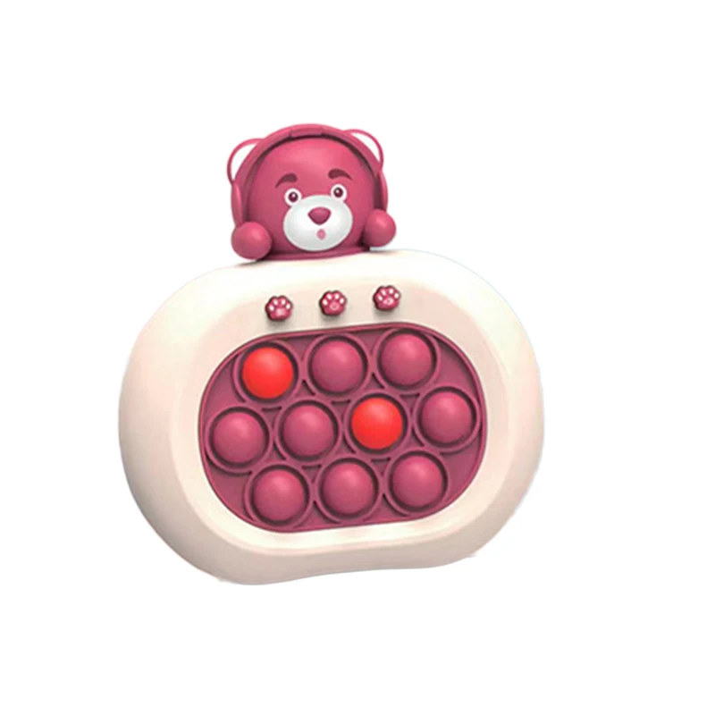 Quick Push Game Electronic Pop Light up Game for Kids Push Puzzle Pop Sensory Fidget Toy Puzzle Fidget Game Toys