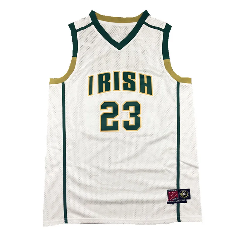 Wholesale Mens Basketball Jerseys #23 Gold Irish High School Custom Jerseys  Basketball From m.