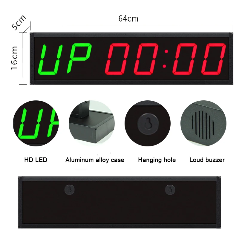 Cts Large Gym Timer Bluetooth Interval Wall Clocks Timer Timers China ...