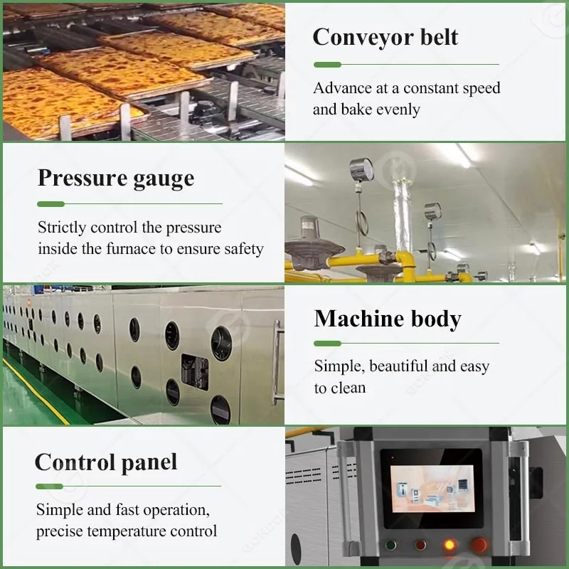 Continuous Curing Oven Tunnel Conveyor Belt Pizza Oven to Contract Coconut Decals