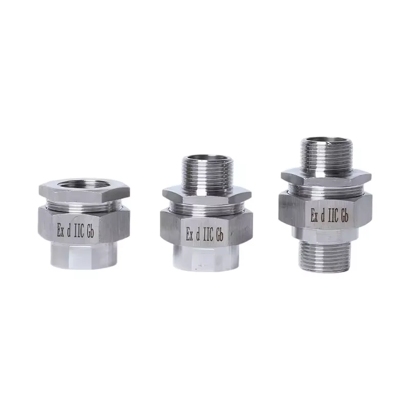 Stainless Steel 304/316 Equal Male Thread Pipe Fitting High Pressure Hex Nipple BSP NPT Equal Hex Nipple