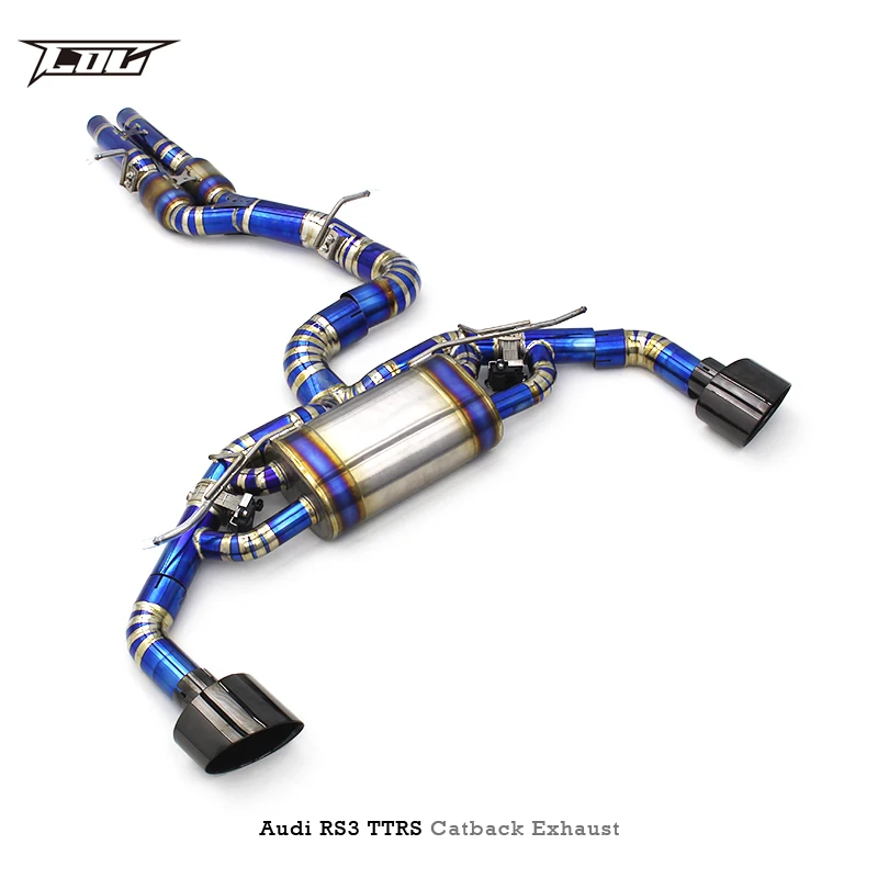Factory Titanium Catback Exhaust For Audi Rs3 Ttrs 2.5t 20162022