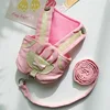 Pink bra strap