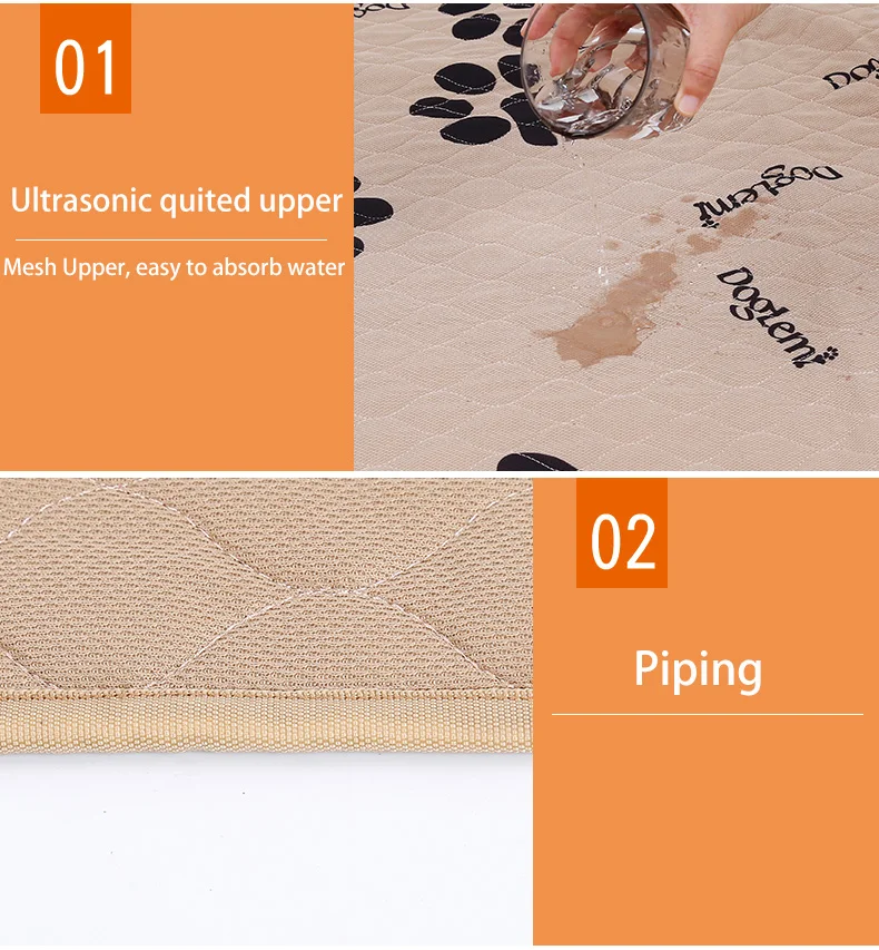 Extra Large Reusable Pee Pads For Dogs Pet Training Pee Pad Holder And