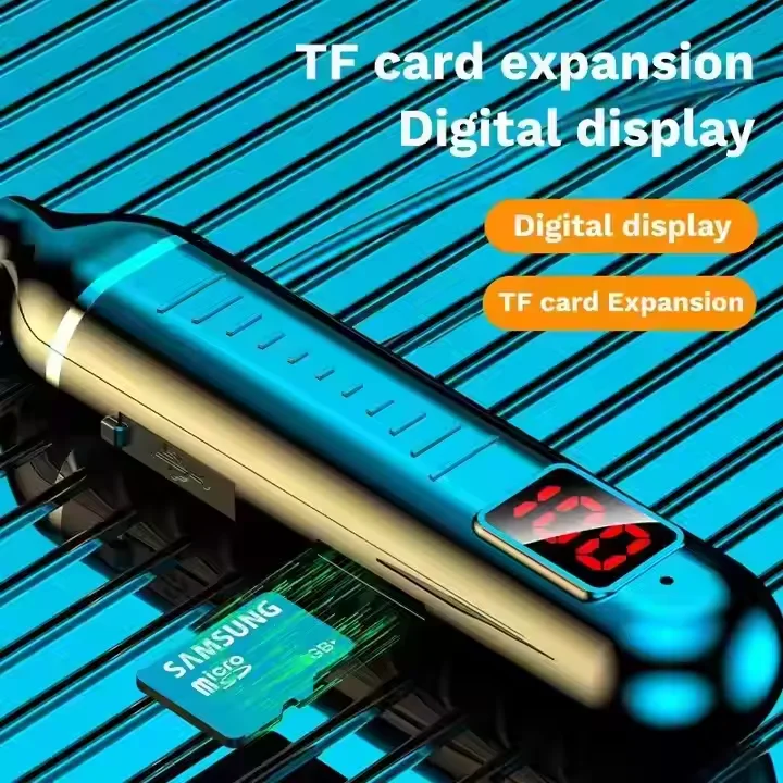 Hot Sales G02 Wireless Headphone TWS Earbuds LED Display Neckband Headphones Microphone aperçu 3