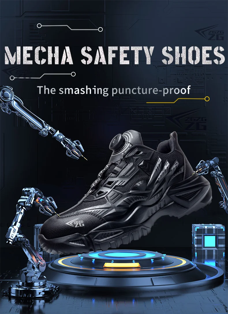 Fast Lacing System Sport Safety Boots - Unisex & Durable