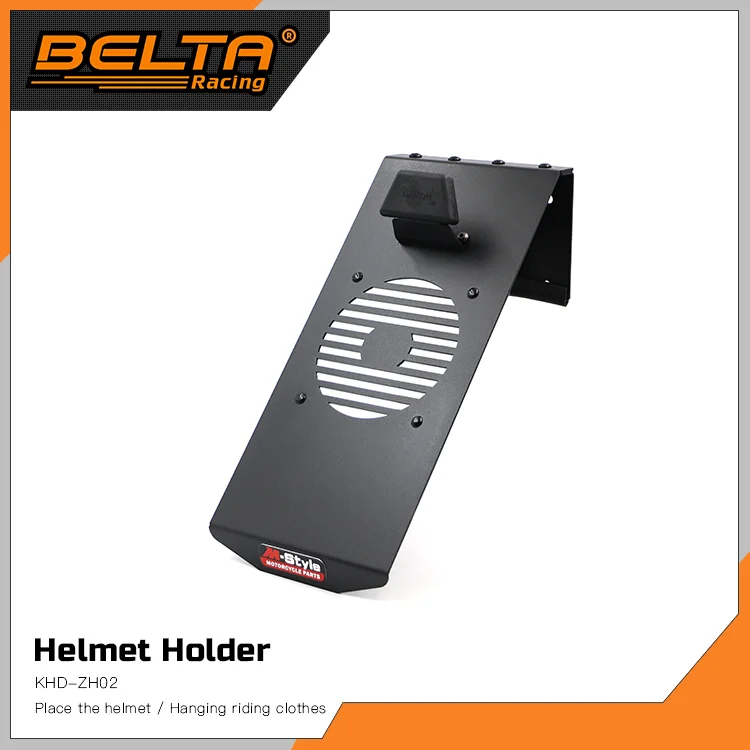 BELTA Motorcycle Helmet Rack - Wall Mounted Holder KHD-ZH02
