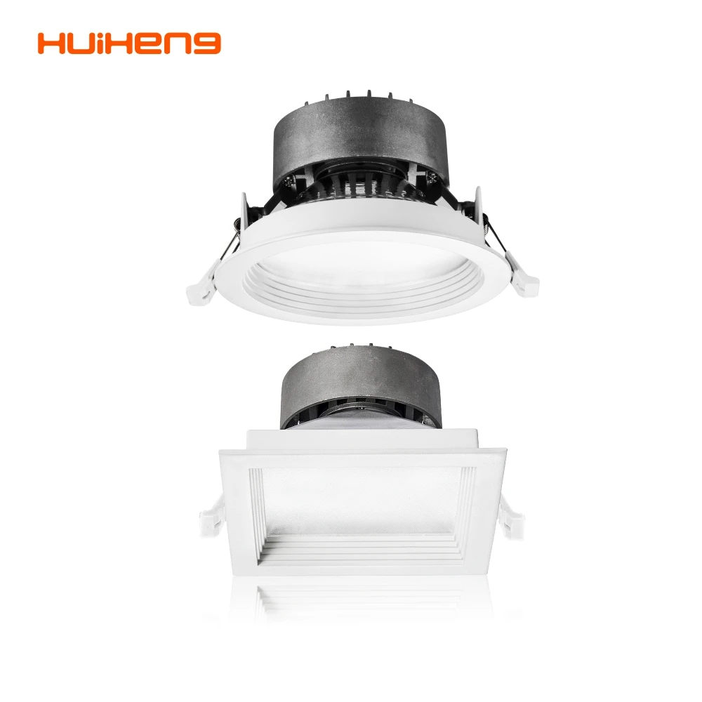 12 Inch Ic Rated Body Ultra Slim Panel Ceiling Square Lifud Driver Down Light Spot Luminaires Recessed Deep LED Downlight
