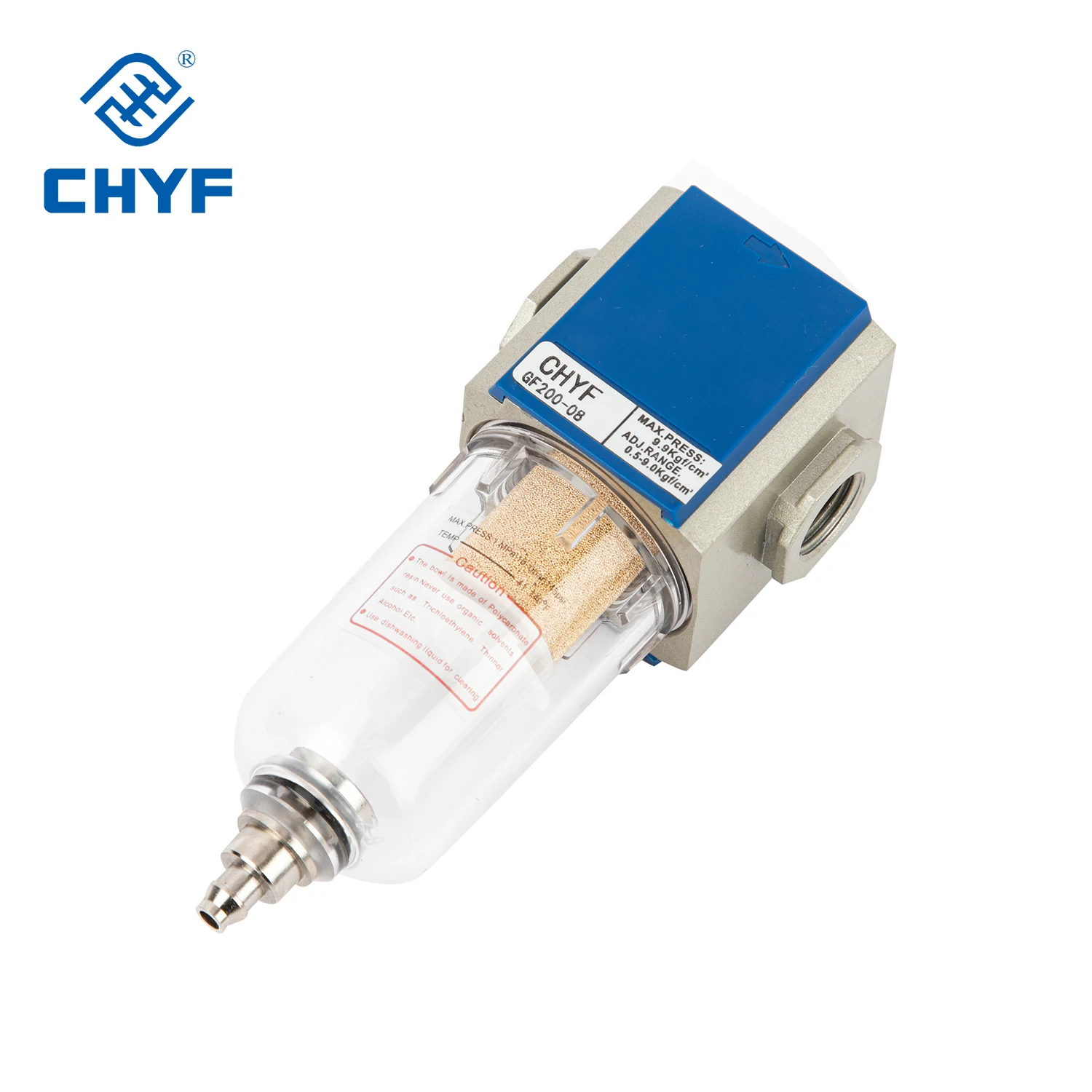 CHYF Pneumatischer Filter Öl-Wasser-Trenner GF200-08/GF300-10/GF400-15