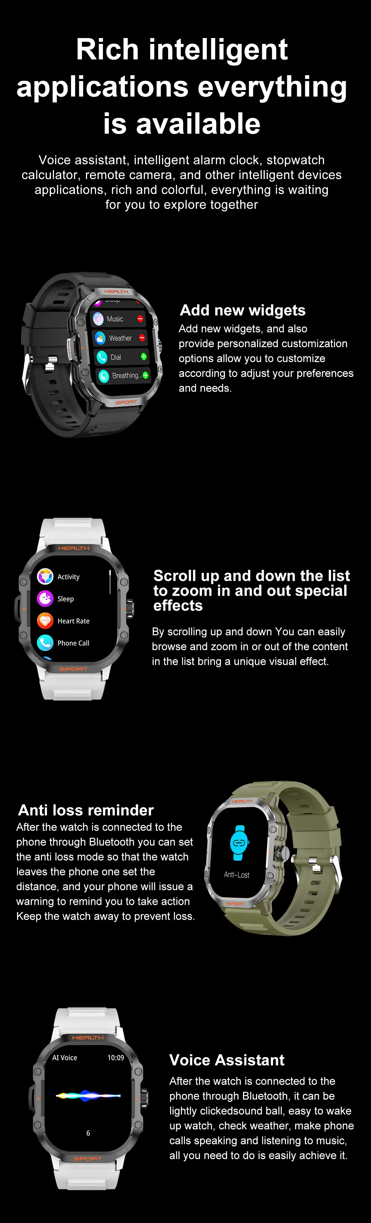 2024 Upgrade Best Selling Hello Watch 3 Plus Ultra Smartwatch AMoled 49mm Series 9 Sports Square Metal Case iOS Operation System