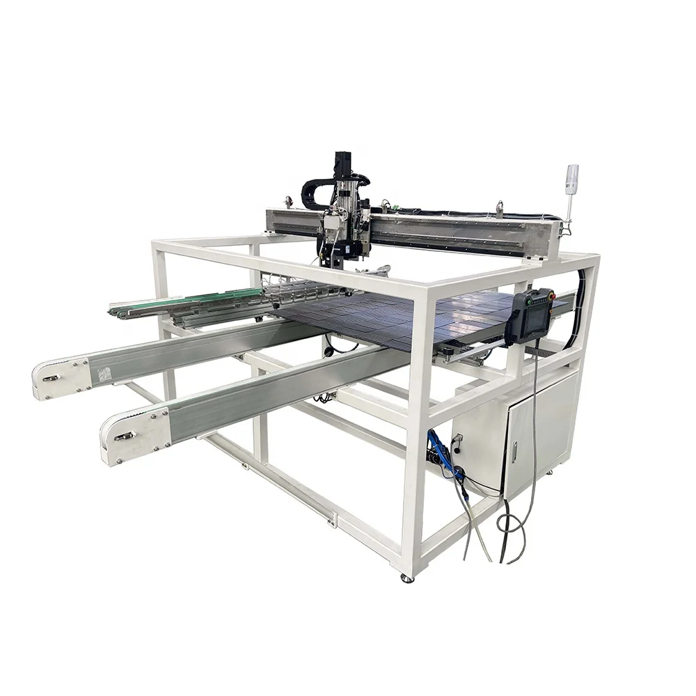 Reoo Hot Sale Fast Move Easy Operate Full Automatic Solar Cell String Laying Machine for 10 MW Solar Panel Production Line