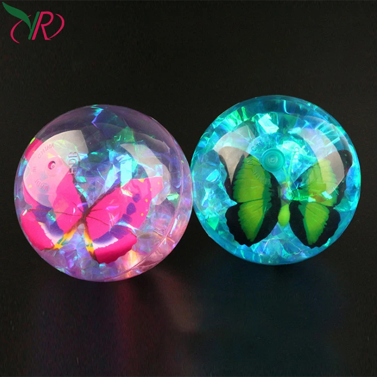Glowing Cartoon Led Water Bouncy Ball For Kids Oem