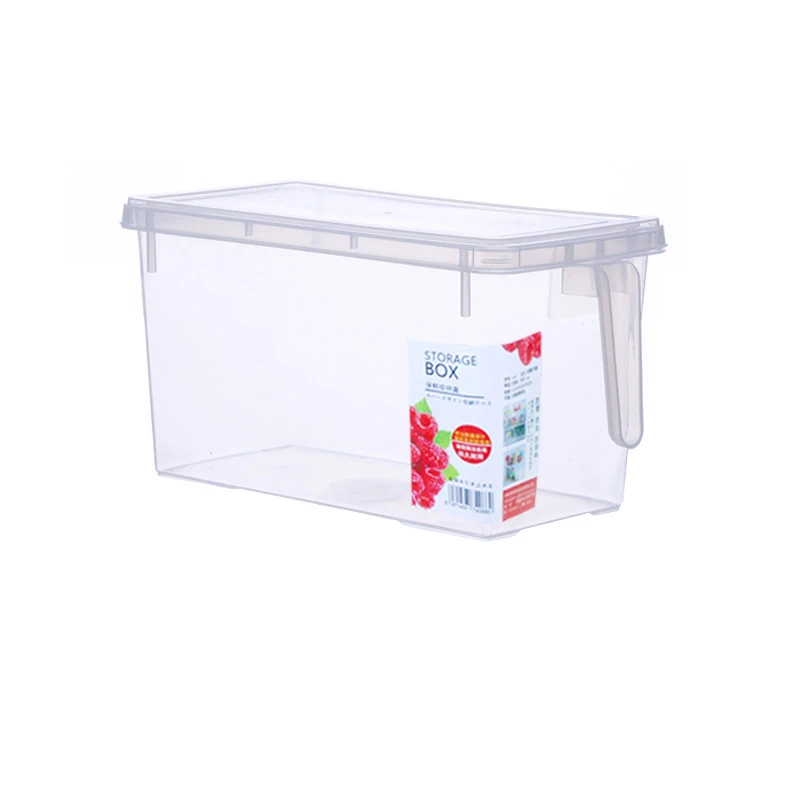 Square Handle Food Storage Organizer Boxes Sealed Home Organizer Food Container Refrigerator Storage Boxes details