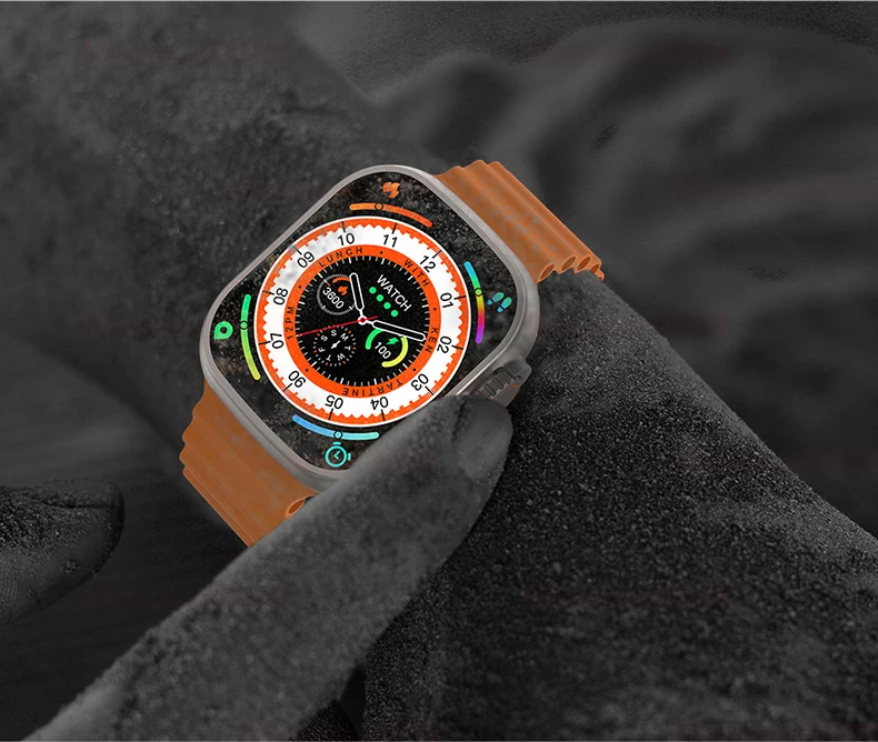 RoHS IP68 BT Call Smart Watch 8 Ultra HK8 Pro Max Multipurpose