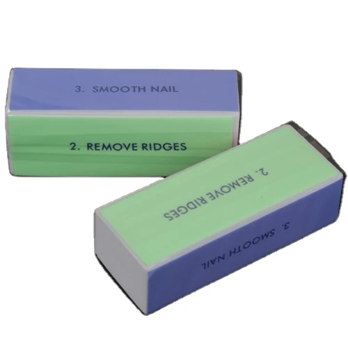 Wholesale professional nail file customized private label 4 sides nail buffer block
