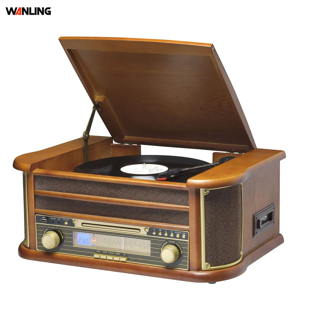 Kinderen Sprong metgezel Wholesale China antique turntable cd record cassette radio player vintage  DAB radio record player From m.alibaba.com