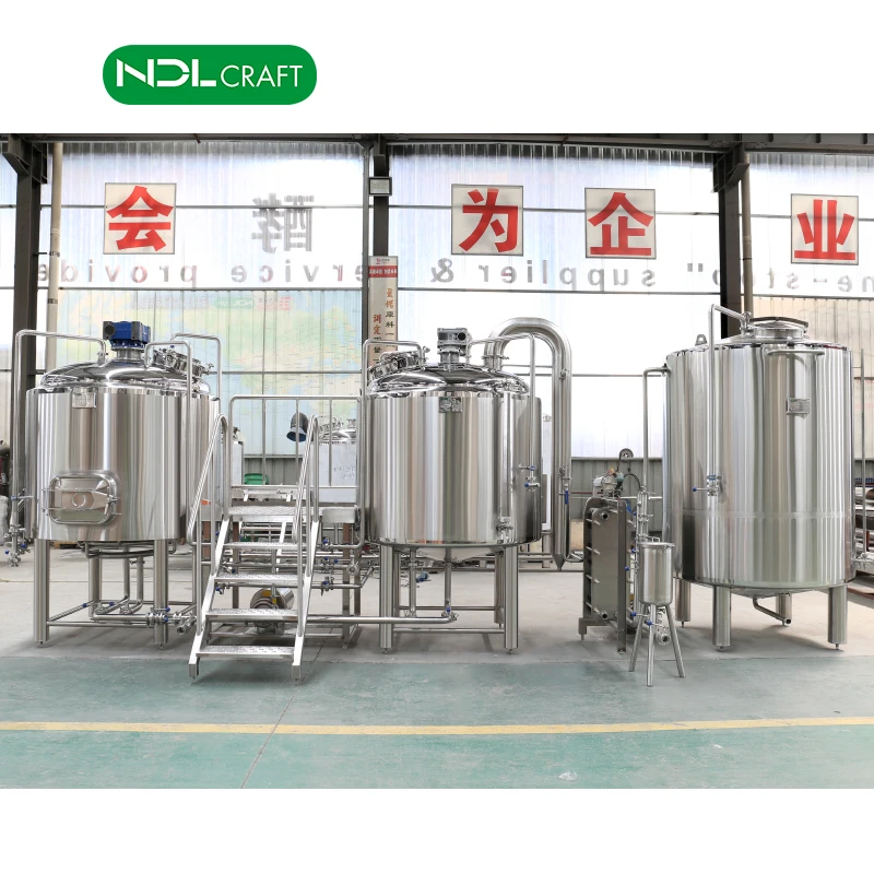 Steam Heating Brew Kettle Beer Brewing Equipement Large Brewery Steam Whirlpool 1000L 2000L 3000L