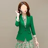 Green-single small jacket