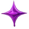 26 four-pointed star, purple.